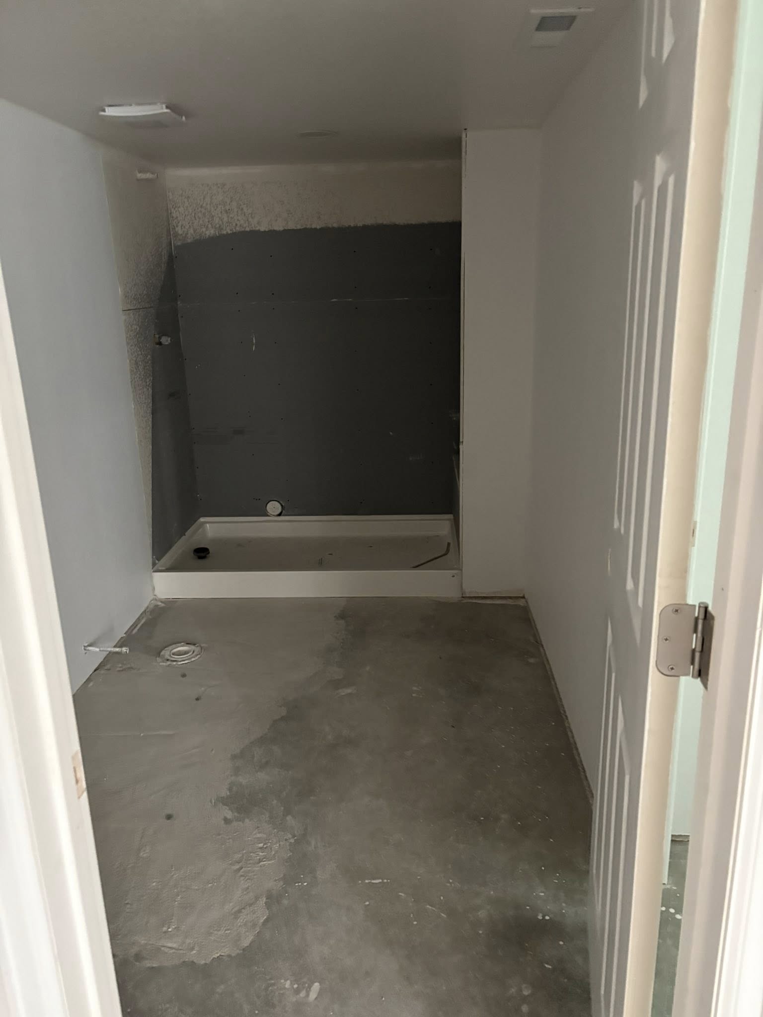 Finished basement area