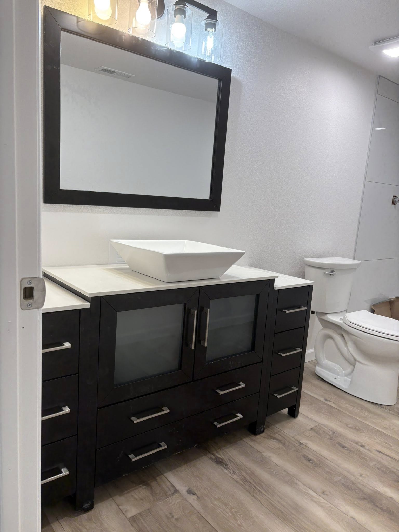 Finished basement interior