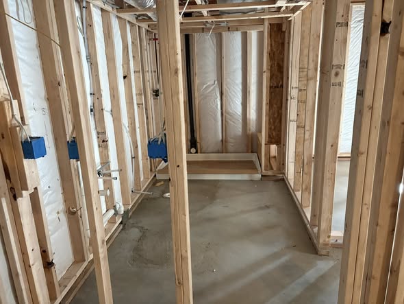 Basement renovation project