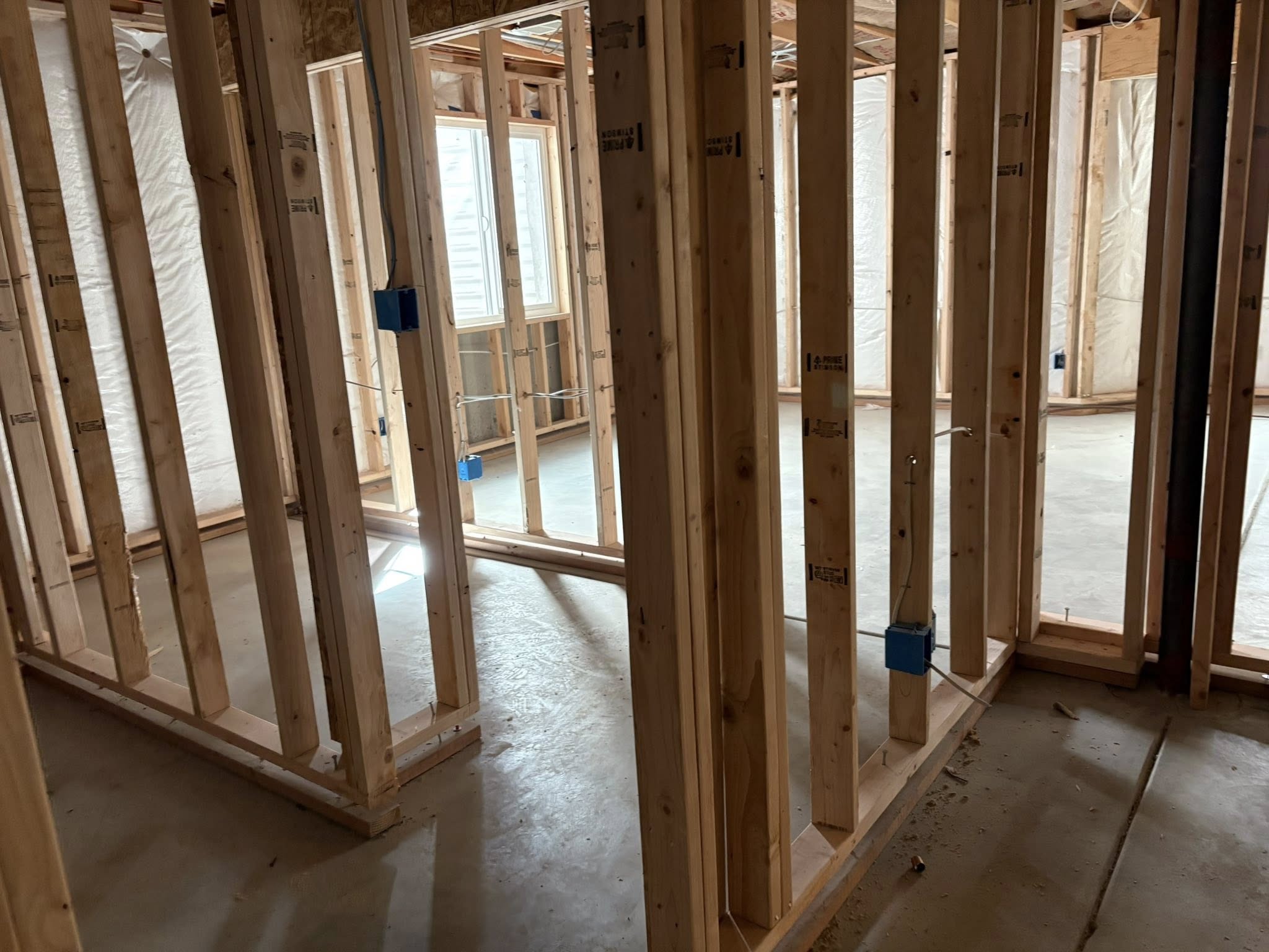 Basement finishing detail