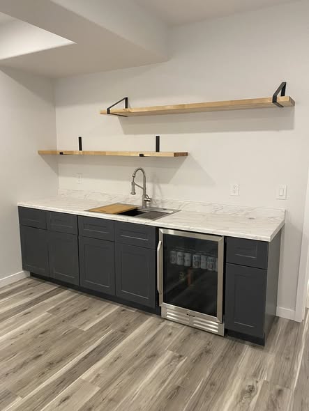 Basement finishing work